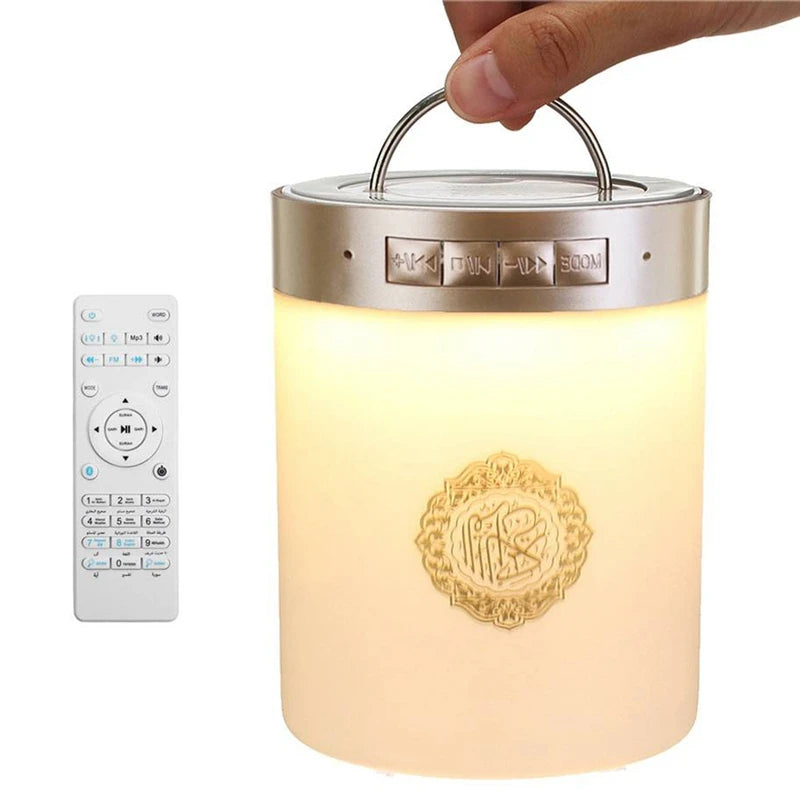 Quran Night Lamp Speaker – Touch Lamp with HD Quran Audio